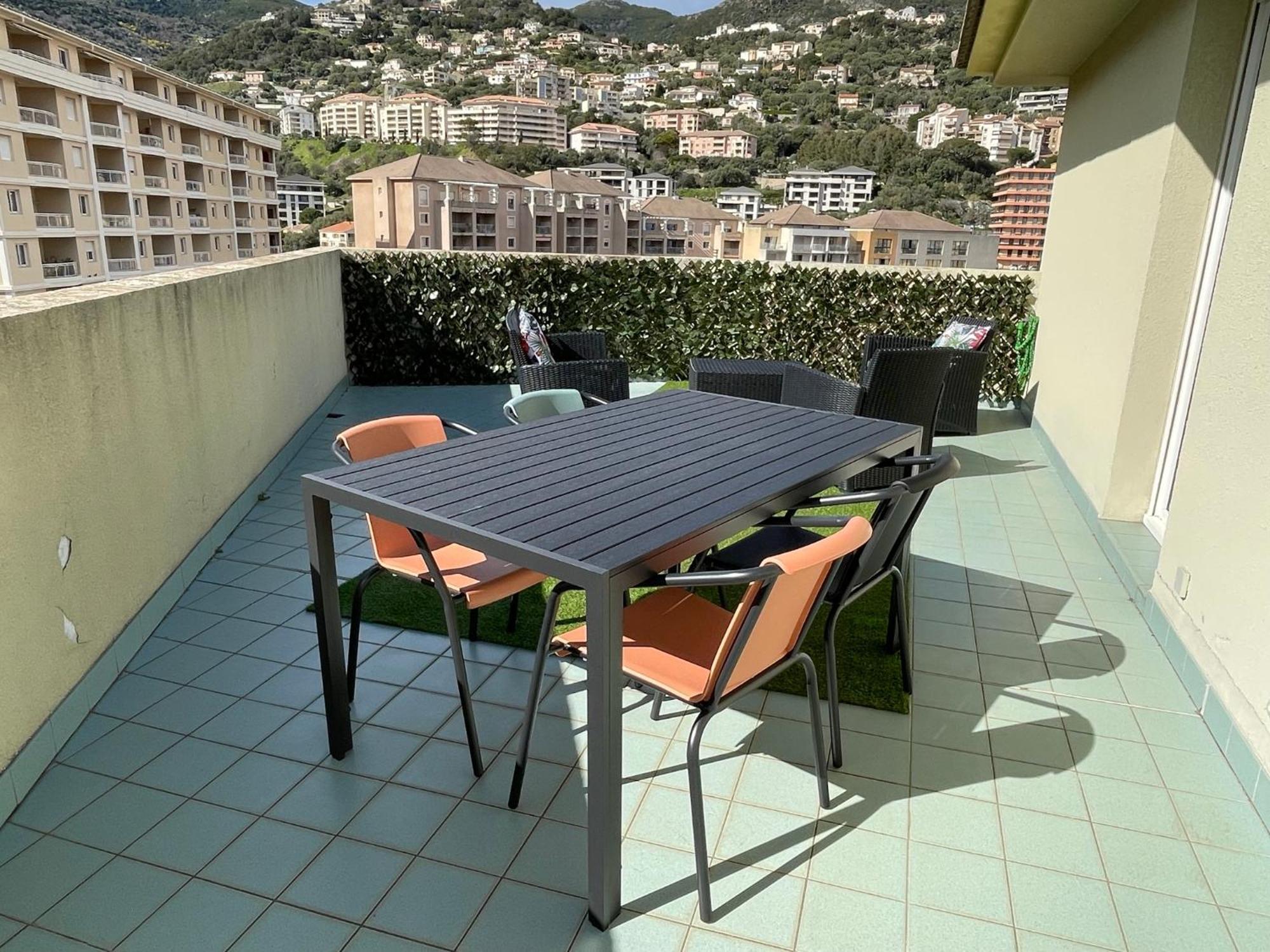 Grand T2 Proche Centre Ville, Vue Mer Et Montagne Bastia  Eksteriør bilde
